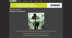 Desktop Screenshot of cod4central.com